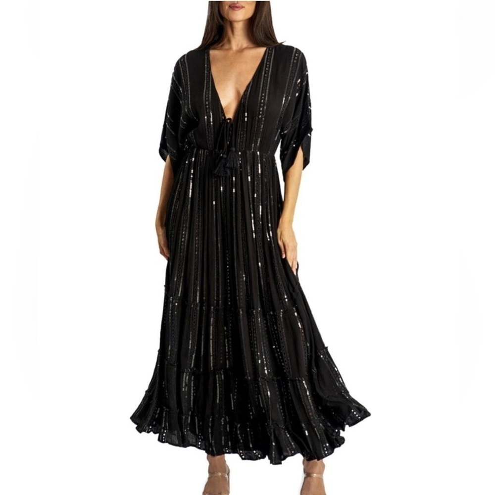 Black Sequin Dress